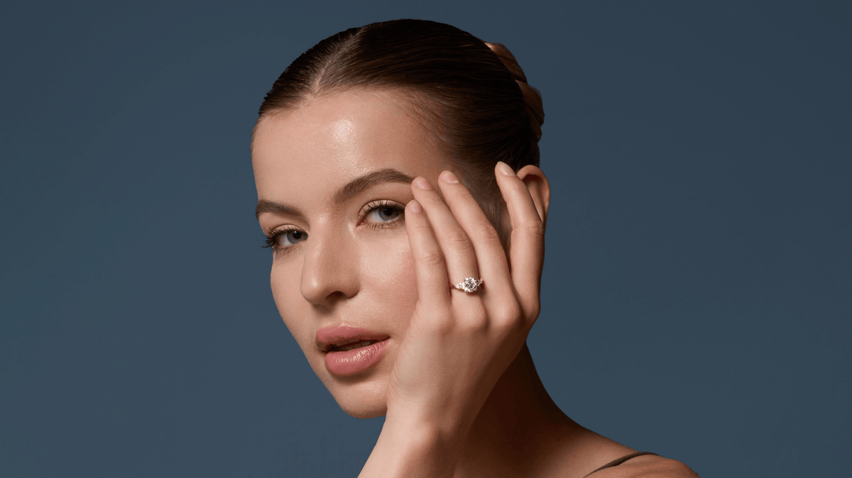 Different metal engagement rings