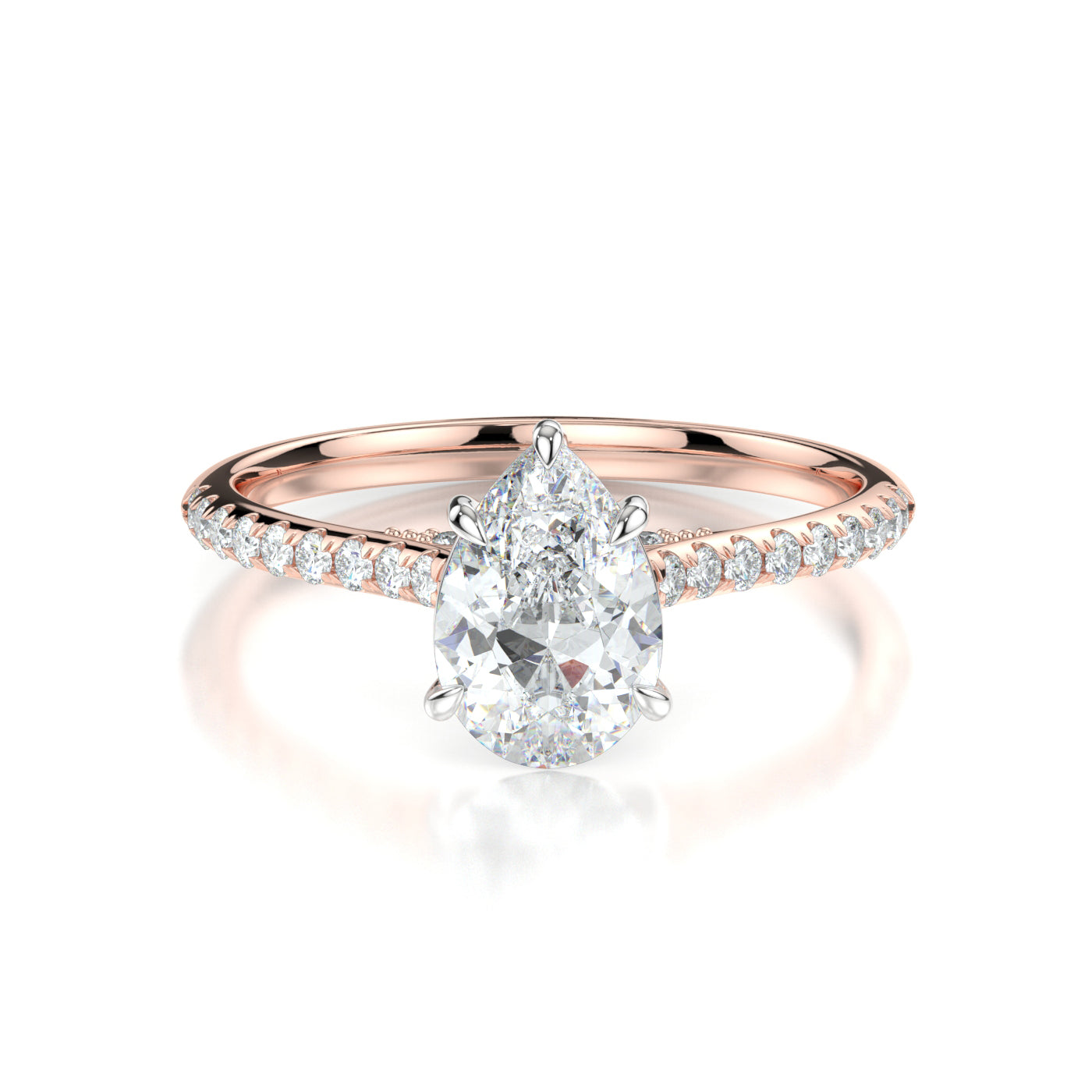 Pear Diamond Ring