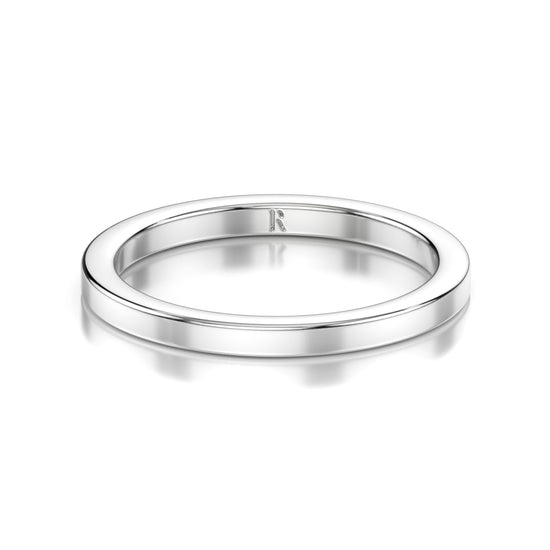 Band Round Flat Regal - Hatton Garden Jewellers