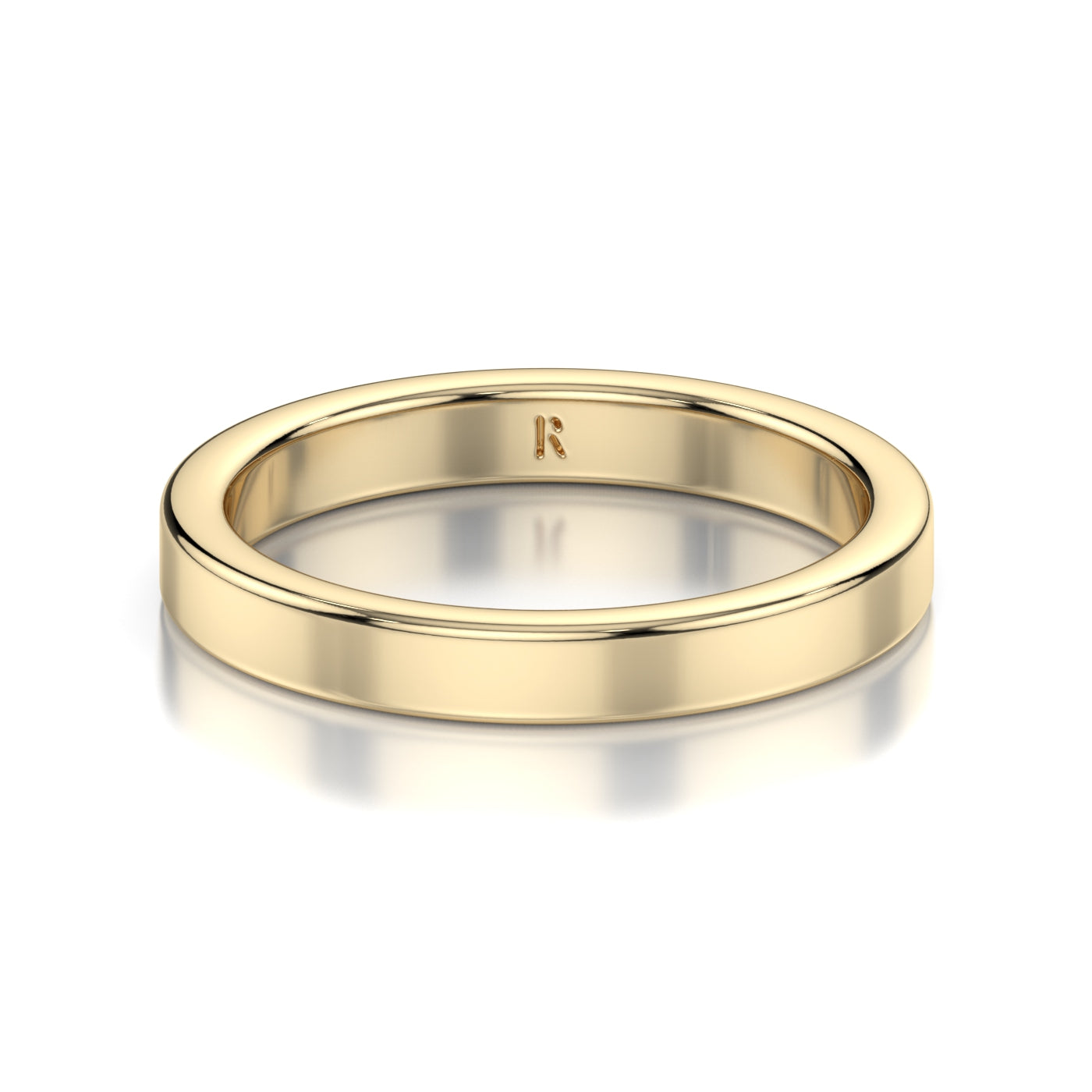 Band Round Flat Regal - Hatton Garden Jewellers