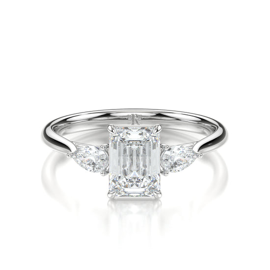 Alice Platinum Emerald Front