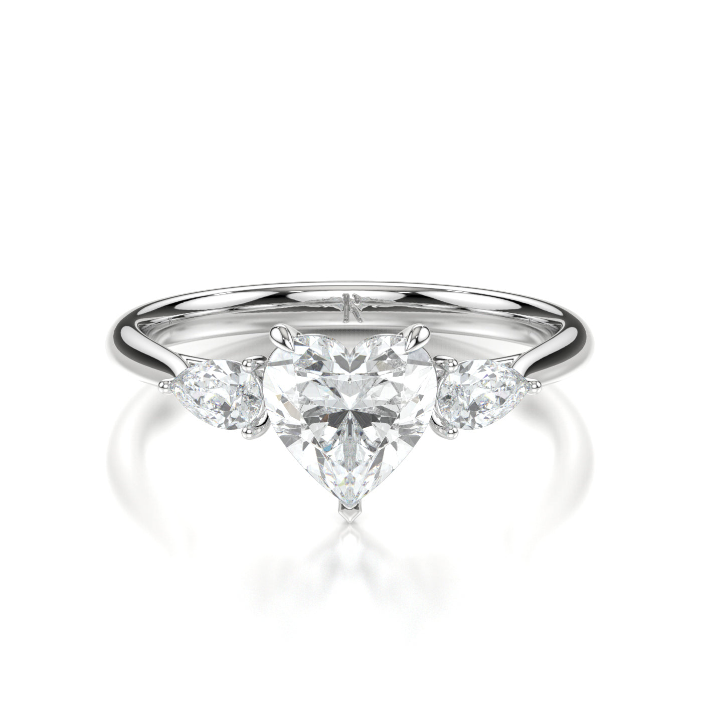 Alice Platinum Heart Front