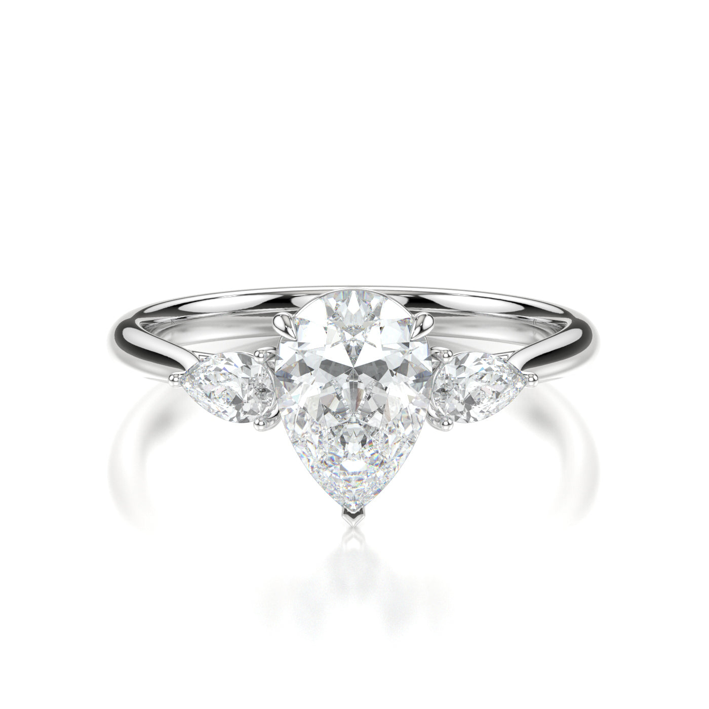 Alice Platinum Pear Front