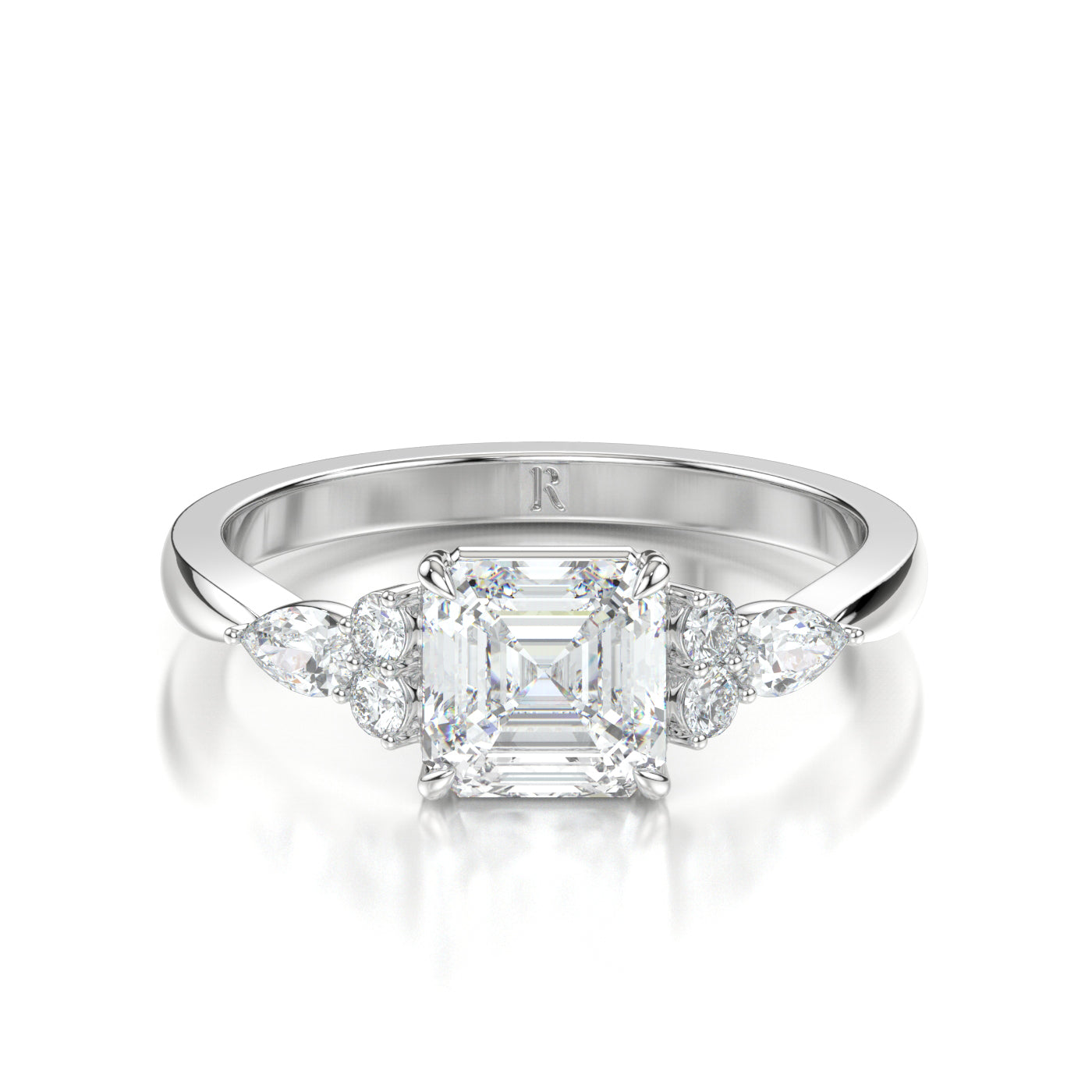 Asscher Platinum Asscher Front