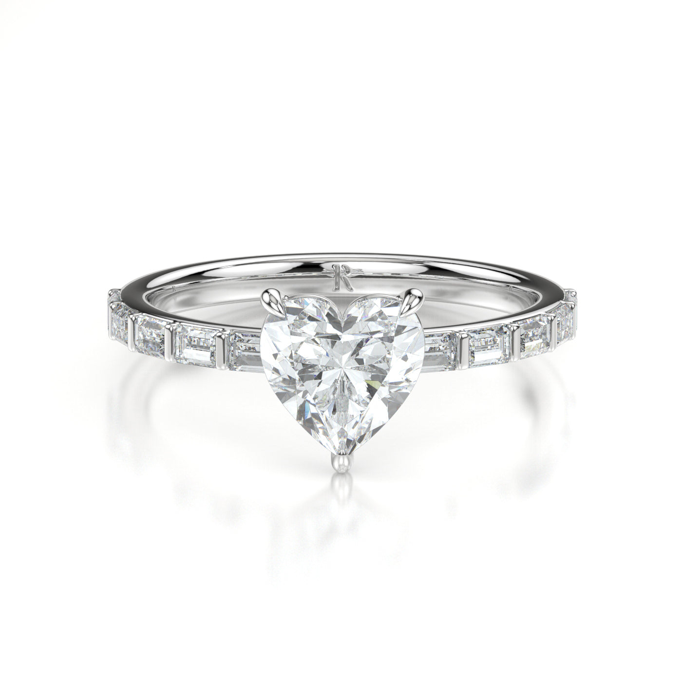 Amina Heart Diamond Ring 