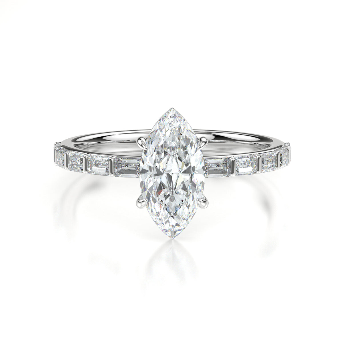 Amina Rind Marquise Engagement Rings Hatton Garden, London | Regal