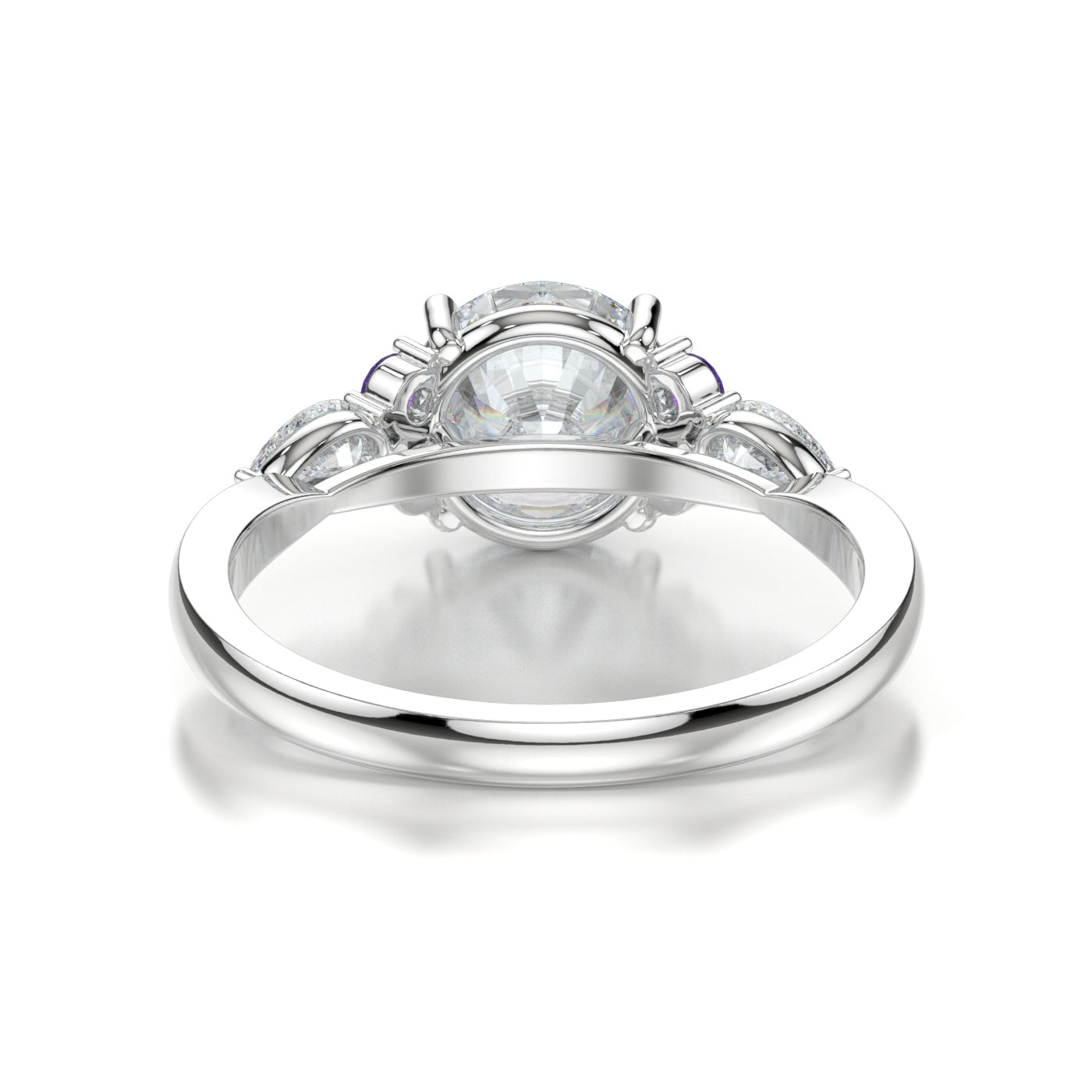 Beatrice Platinum Round Back