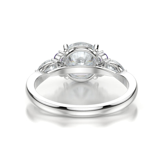 Beatrice Platinum Round Back