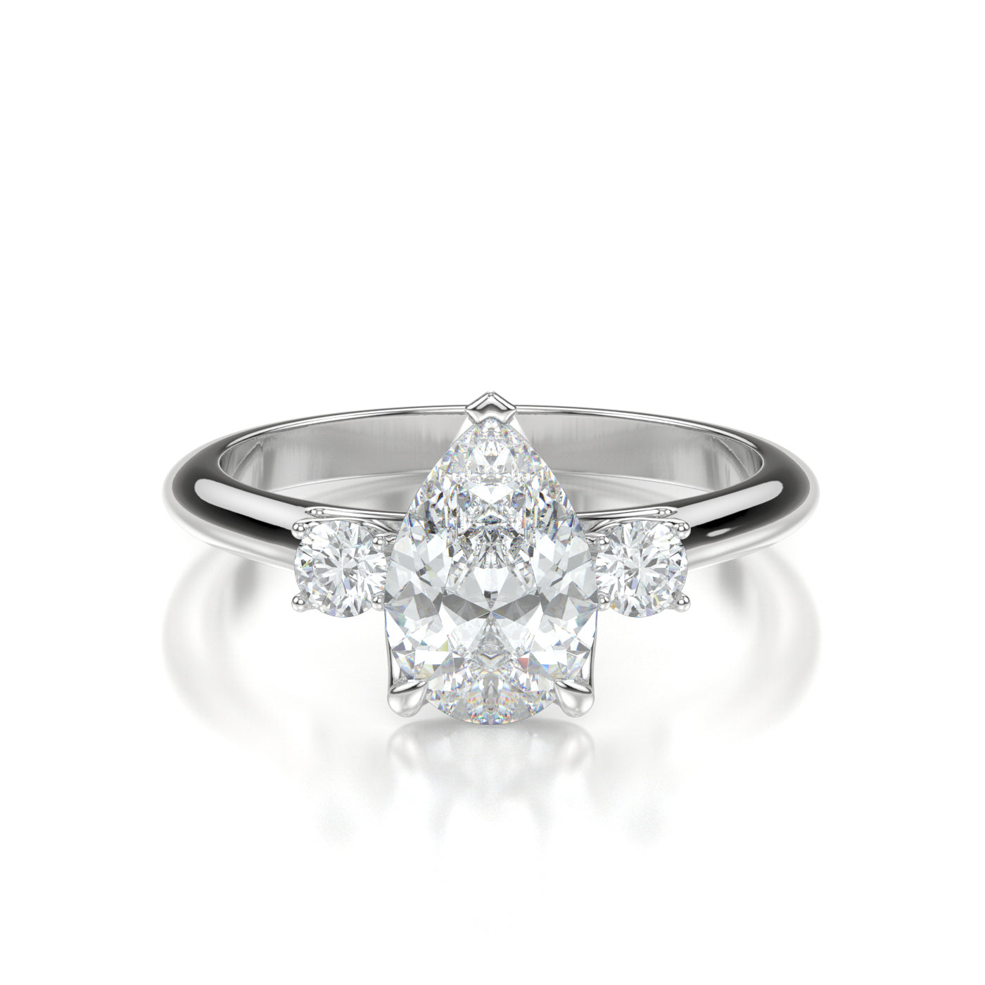 Bella Platinum Pear Front
