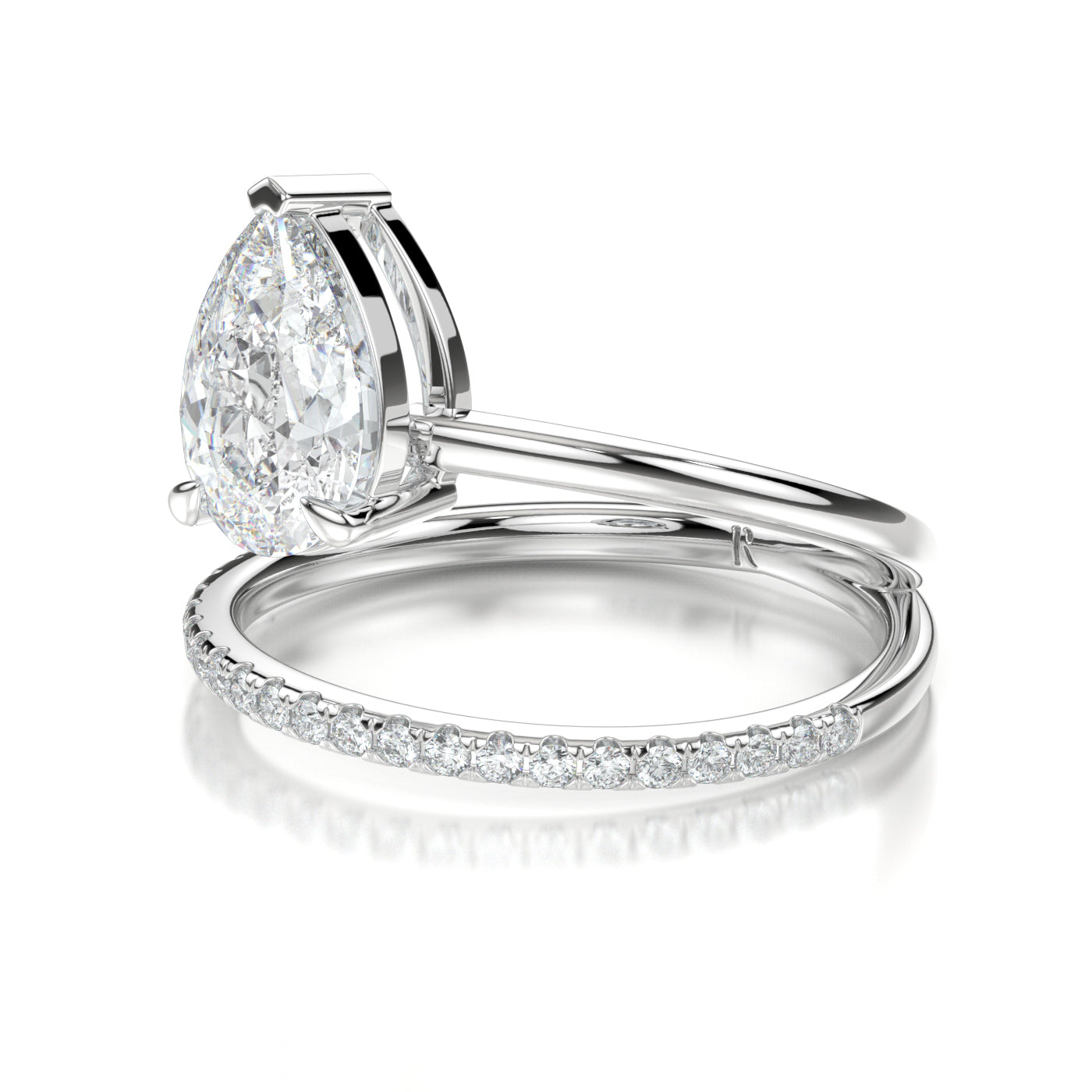 Billie Platinum Pear Side