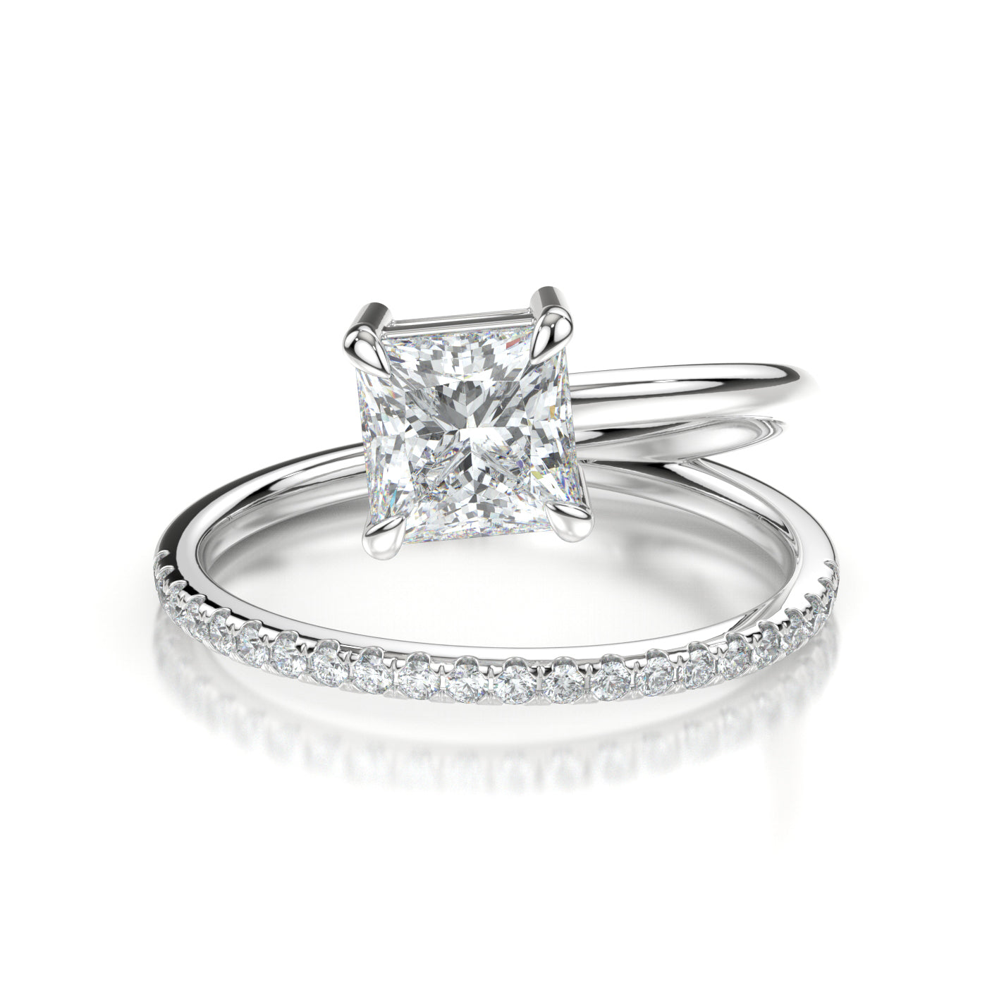 Billie White Gold Princess Front