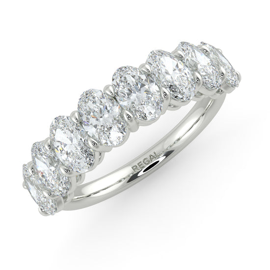 Oval Half Eternity Regal - Hatton Garden Jewellers