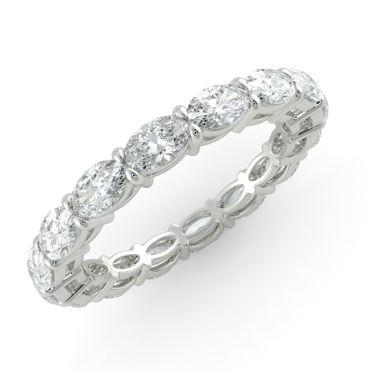 Load image into Gallery viewer, Horizontal Oval Full Eternity Regal - Hatton Garden Jewellers
