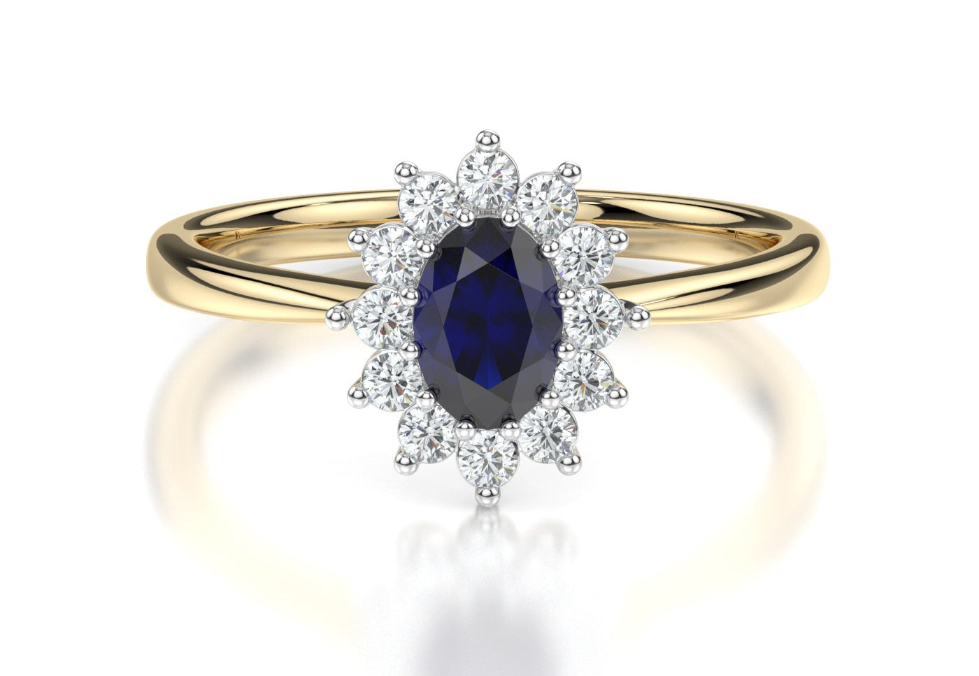 Diamond Cluster Ring