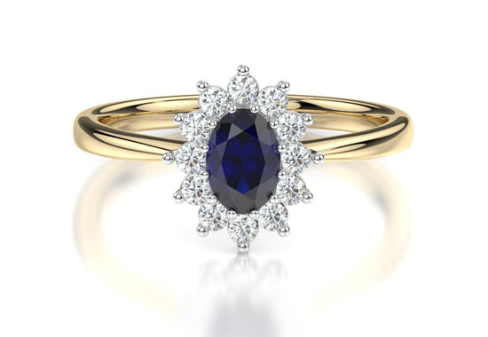 Diamond Cluster Ring