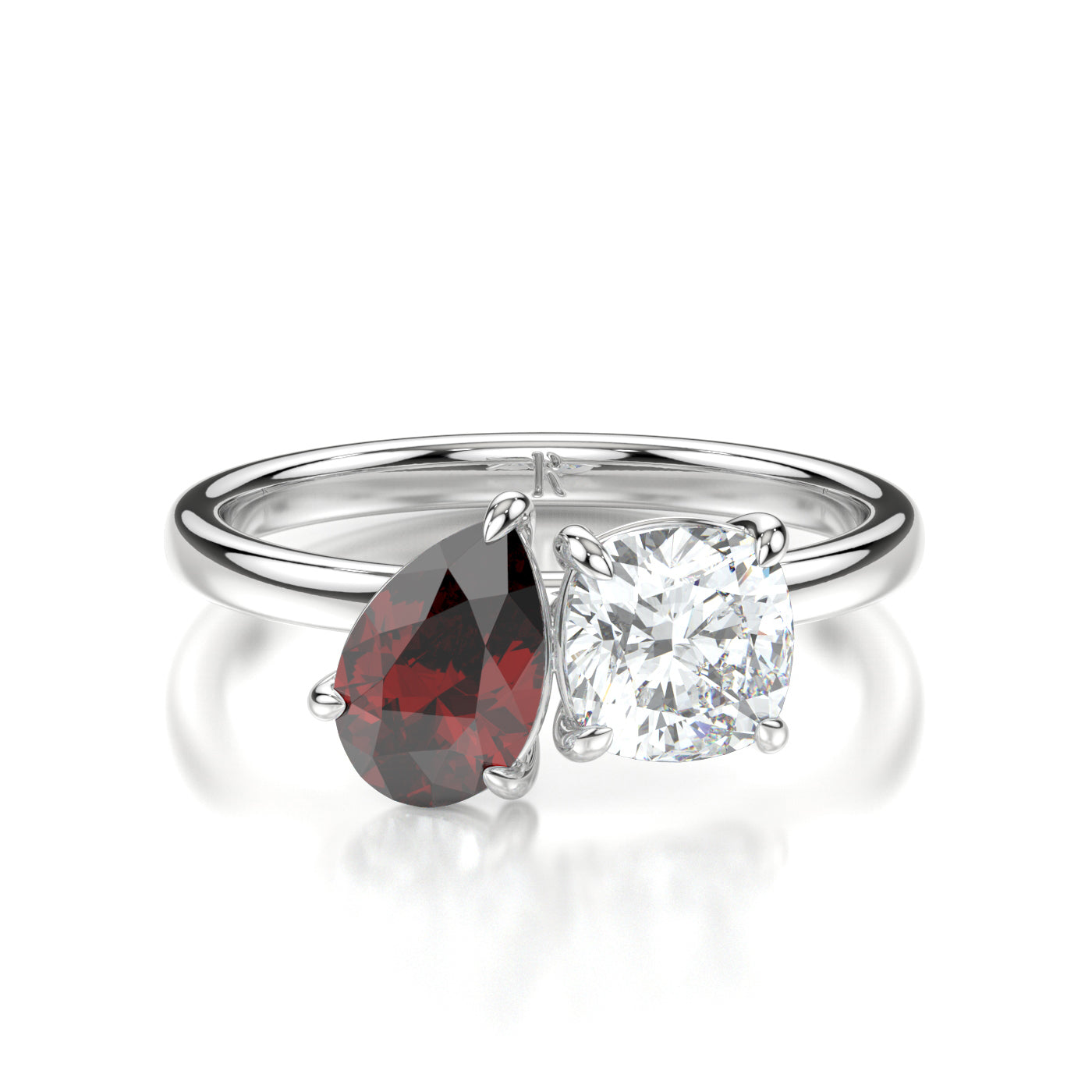 Cressinda Platinum Cushion Front