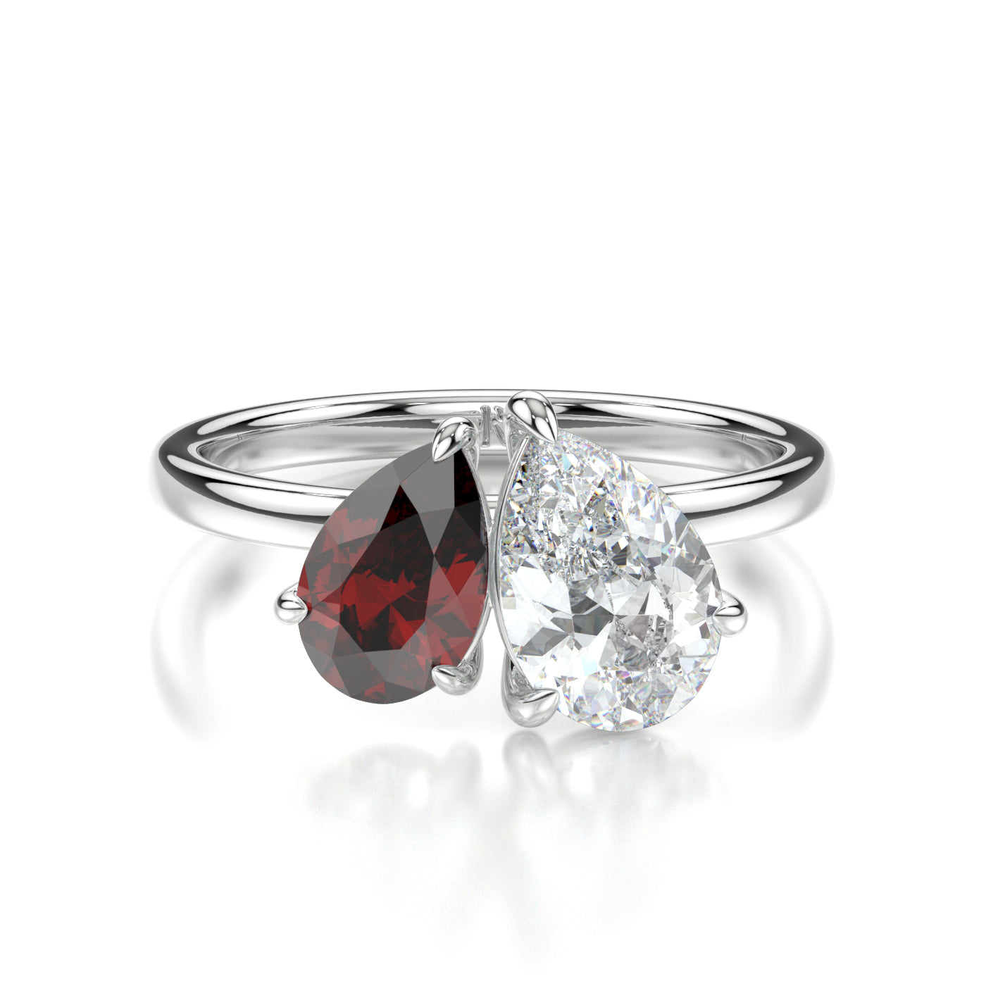 Cressinda Platinum Pear Front