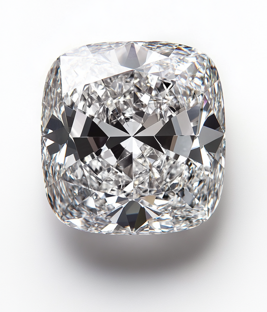 Cushion cut diamond