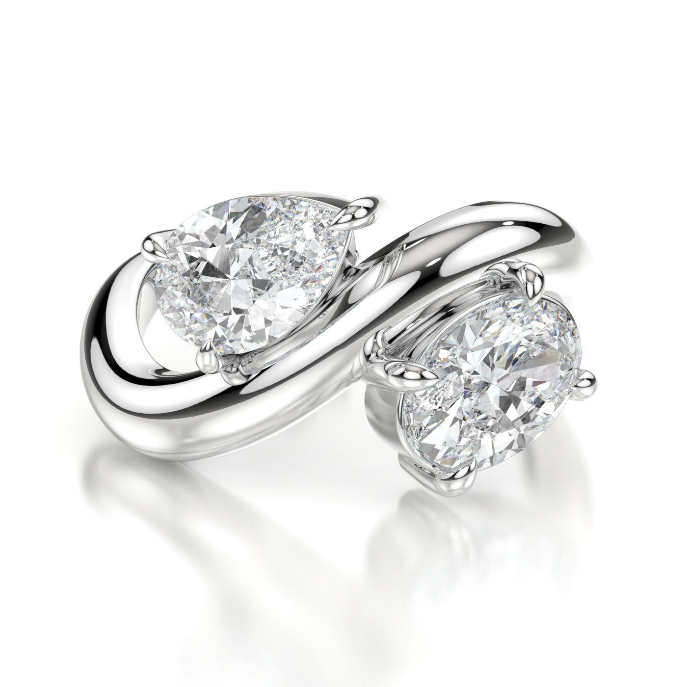 Daniella Platinum Pear Front