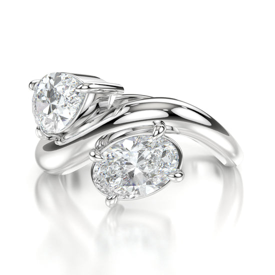 Daniella Platinum Pear Side