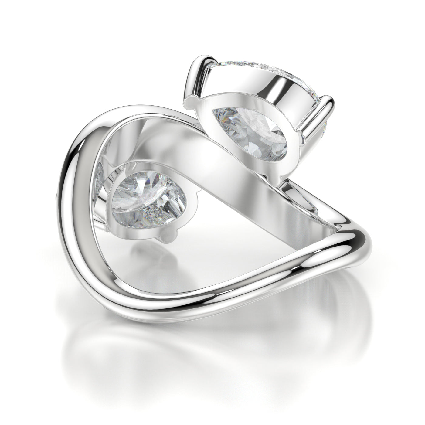 Daniella Platinum Pear Back