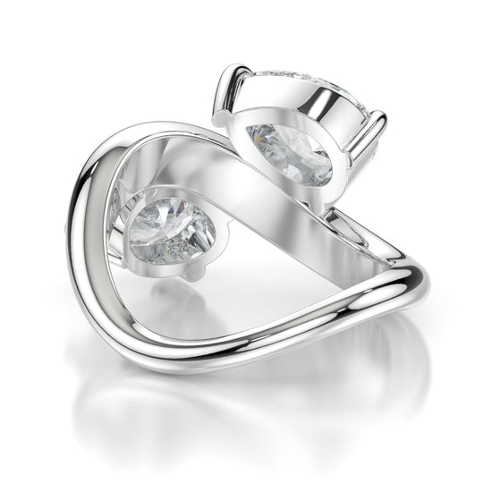 Daniella Platinum Pear Back