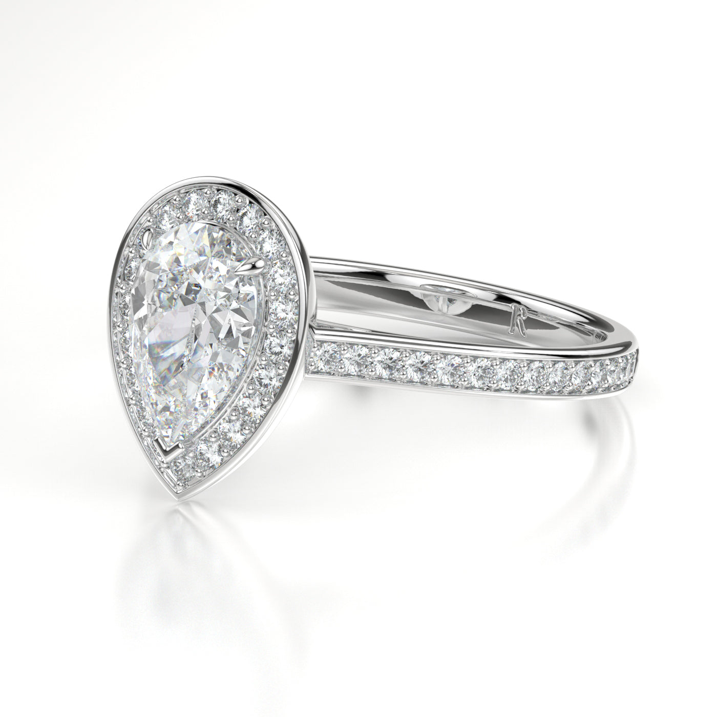 Flora Platinum Pear Side
