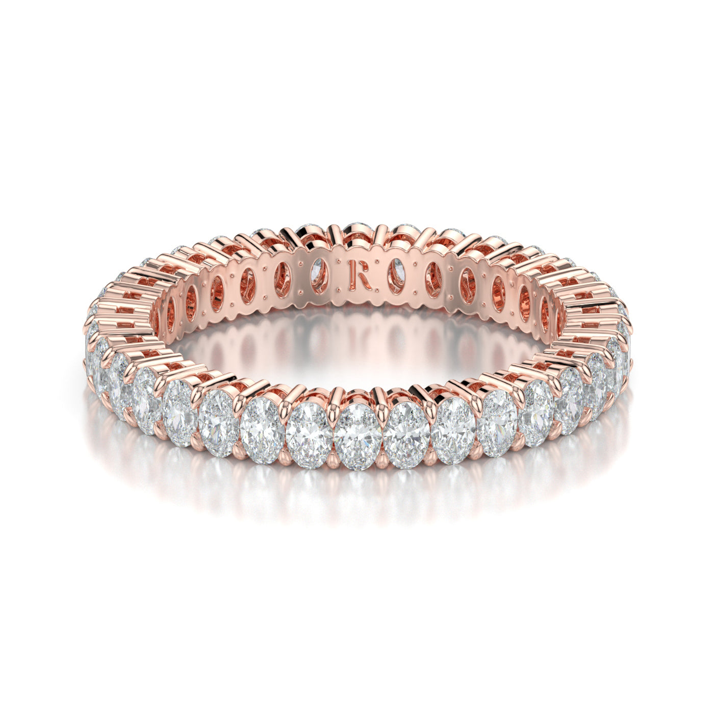 Full Eternity 18K Gold and Platinum Eternity Ring