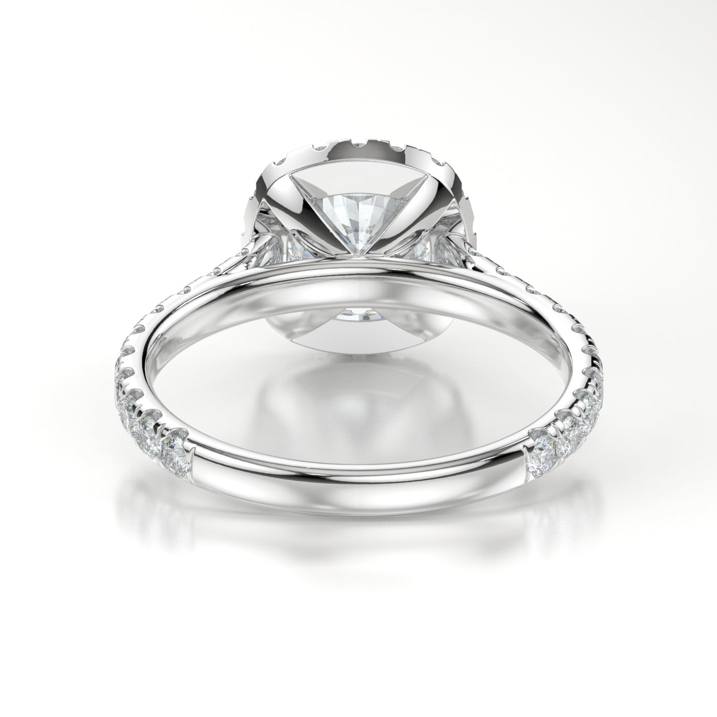 Geneva Platinum Cushion Back