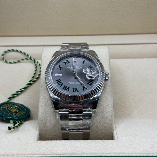 Rolex Datejust 41 "Wimbledon" Regal - Hatton Garden Jewellers