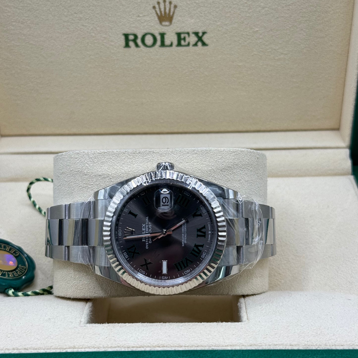 Rolex Datejust 41 "Wimbledon" Regal - Hatton Garden Jewellers