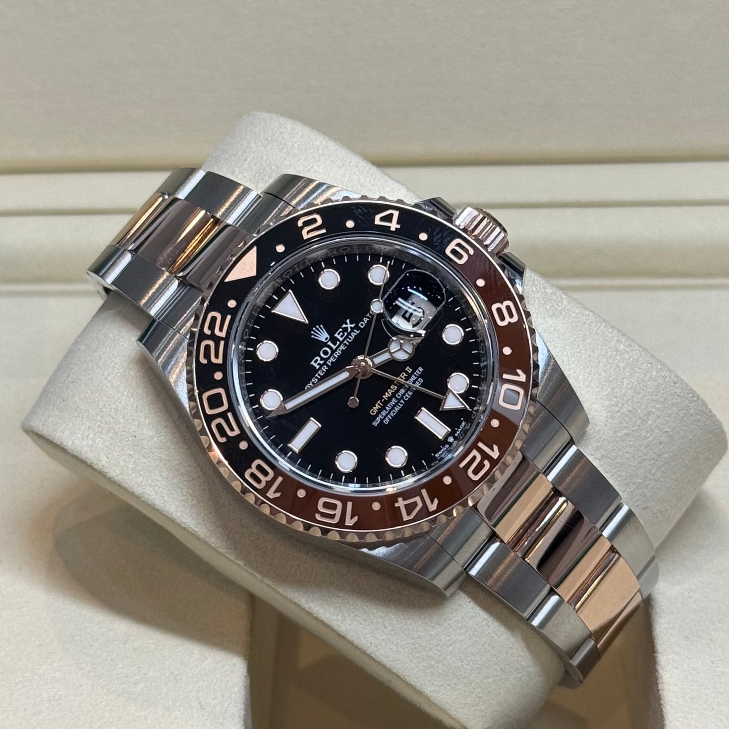 Rolex GMT Master II 'Rootbeer' 2025 Ref. 126711CHNR Regal - Hatton Garden Jewellers
