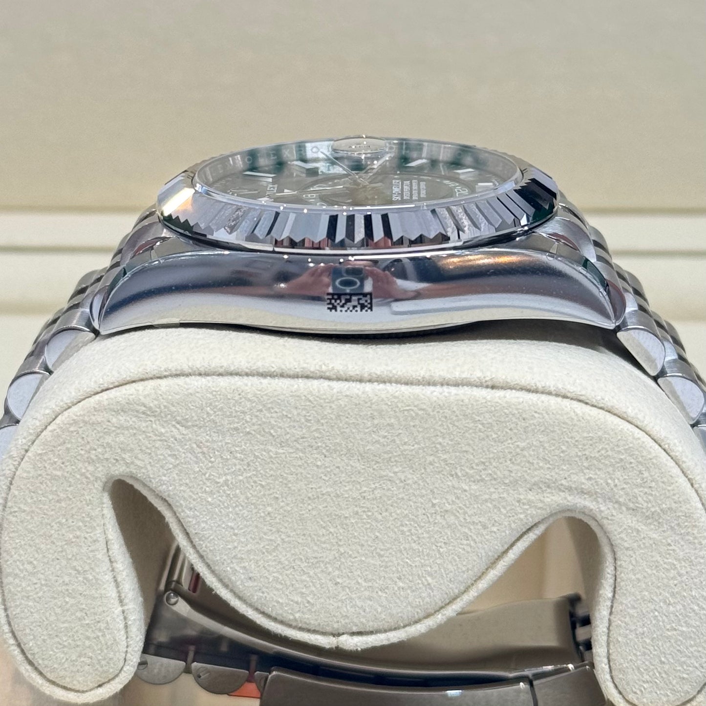 Rolex Sky-Dweller Green Dial 2025 Ref. 336934 Fully Stickered Regal - Hatton Garden Jewellers