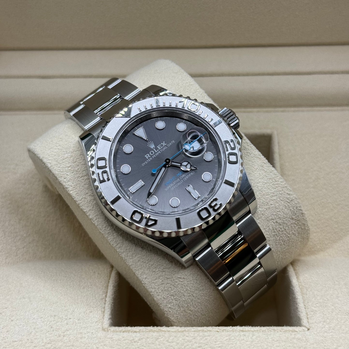 Yachtmaster rhodium 40 sale