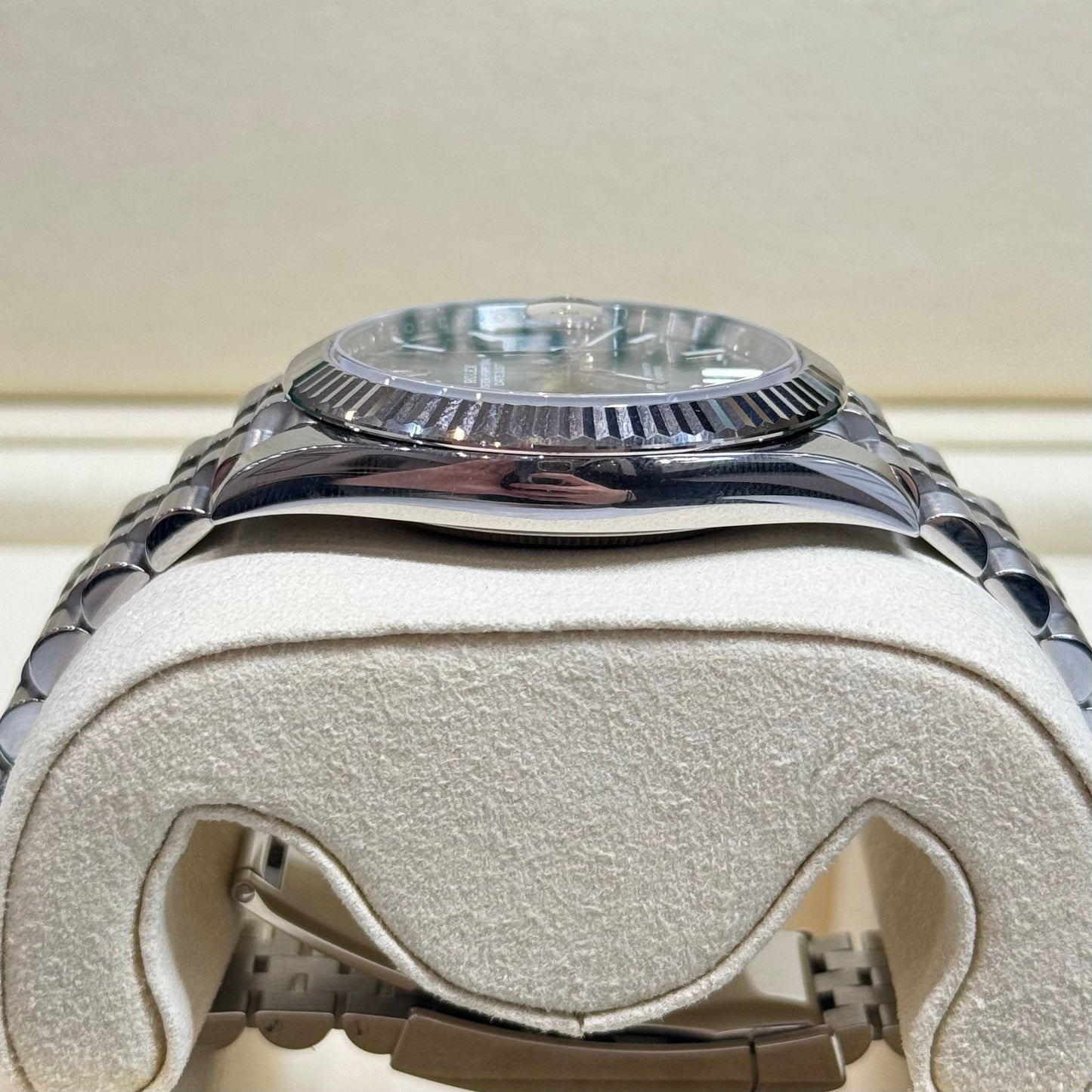 Rolex Datejust 41 Mint Green Jubilee 2025 Ref. 126334 Regal - Hatton Garden Jewellers