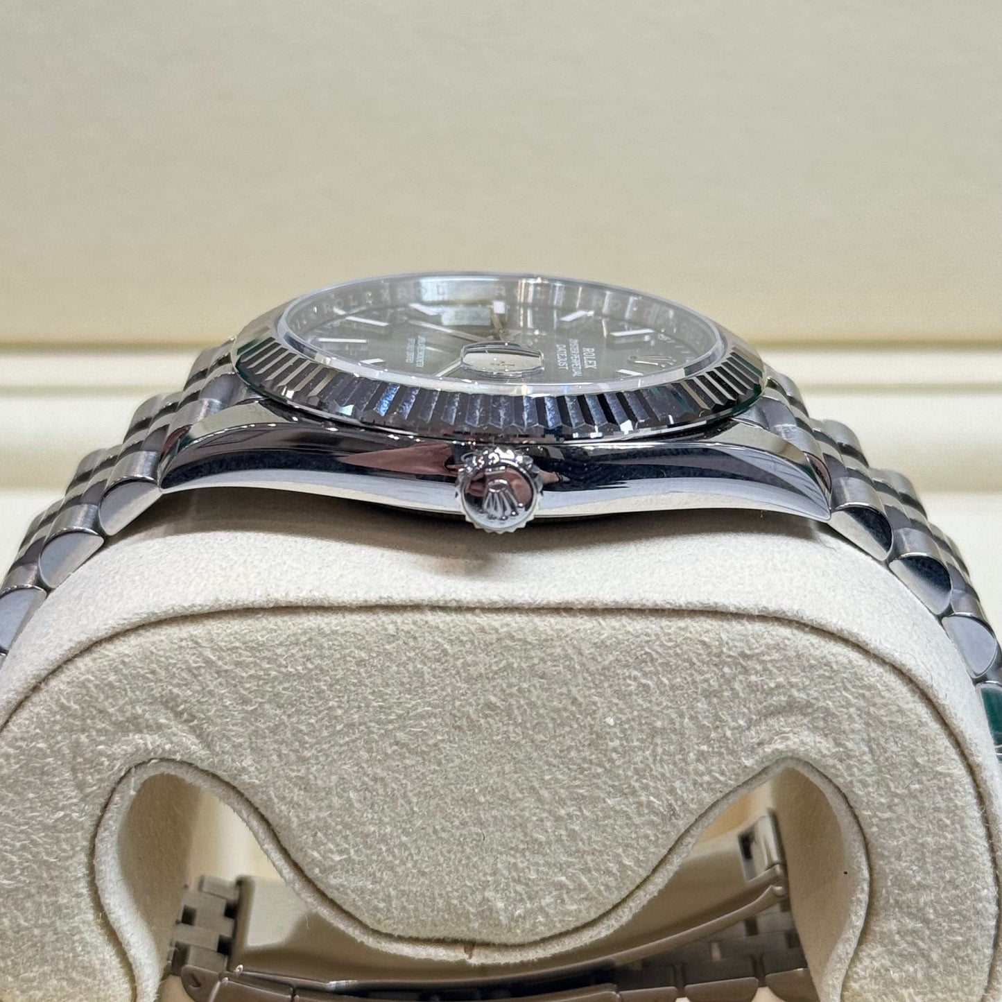 Rolex Datejust 41 Mint Green Jubilee 2025 Ref. 126334 Regal - Hatton Garden Jewellers