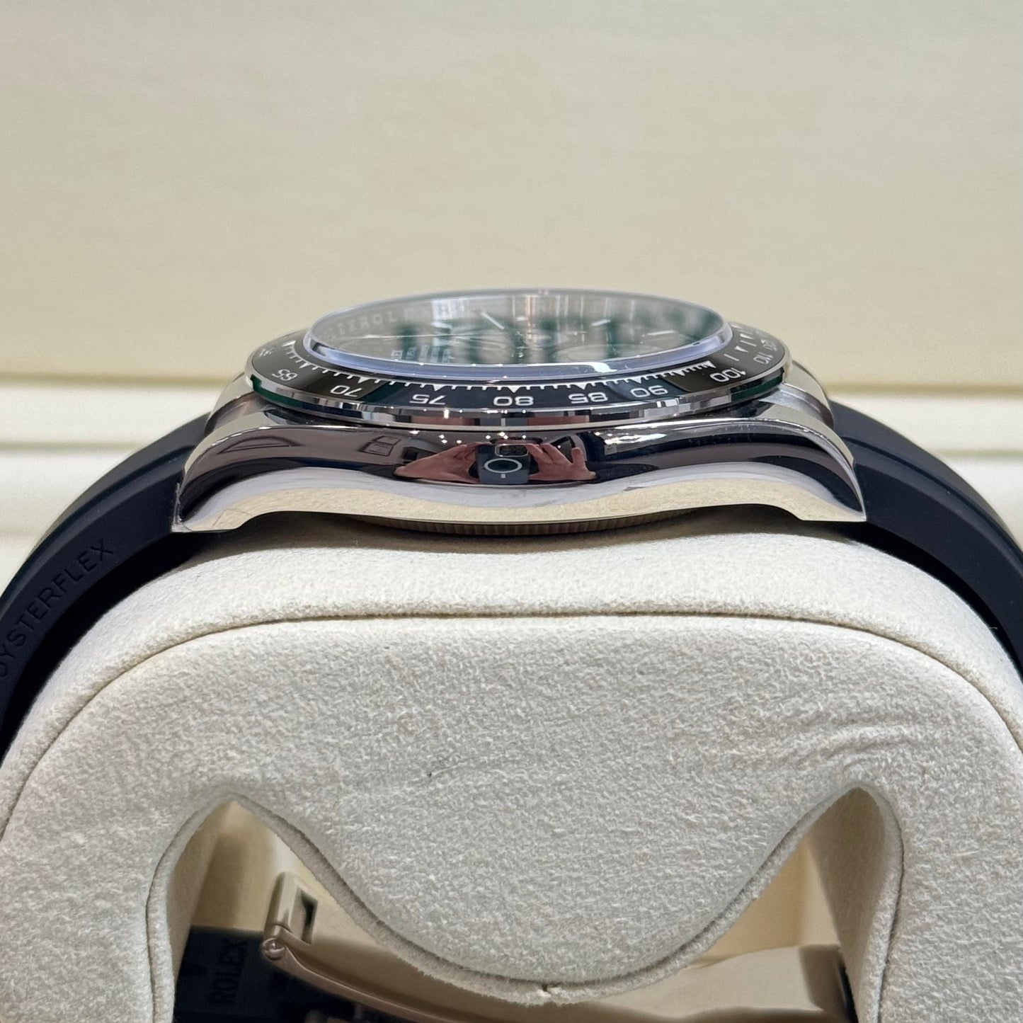 Rolex Daytona Oysterflex 'Baby Le Mans' White Gold 2026 Ref. 126519LN Regal - Hatton Garden Jewellers