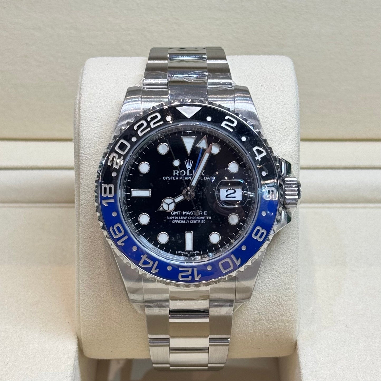 Rolex GMT Master II 'Batman' 2025 Ref. 126710BLNR Regal - Hatton Garden Jewellers
