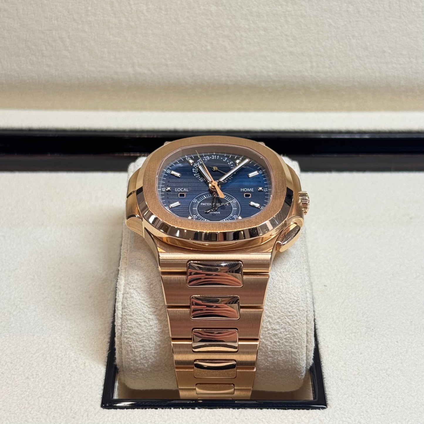 Patek Philippe Nautilus Travel Time 2024 Ref. 5990/1R-001 Regal - Hatton Garden Jewellers
