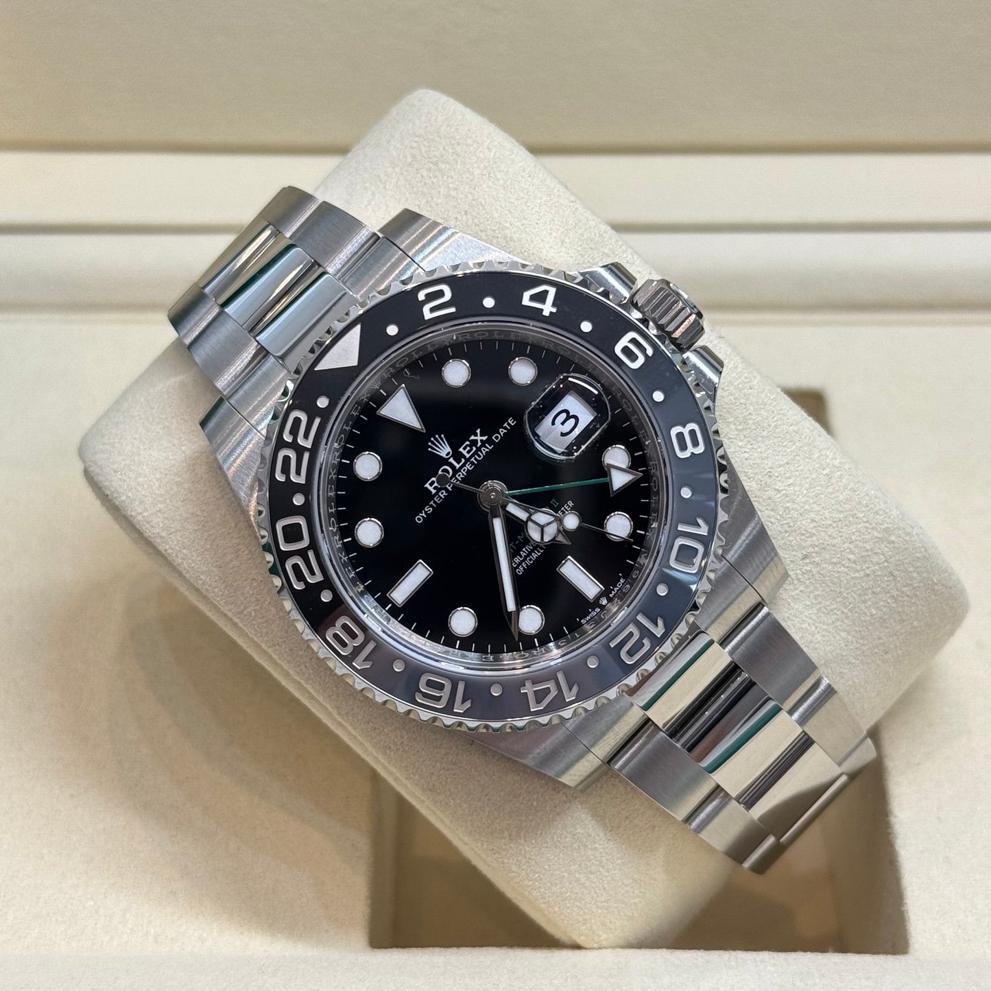 Rolex GMT-Master II 'Bruce Wayne' 2026 Ref. 126710GRNR Regal - Hatton Garden Jewellers