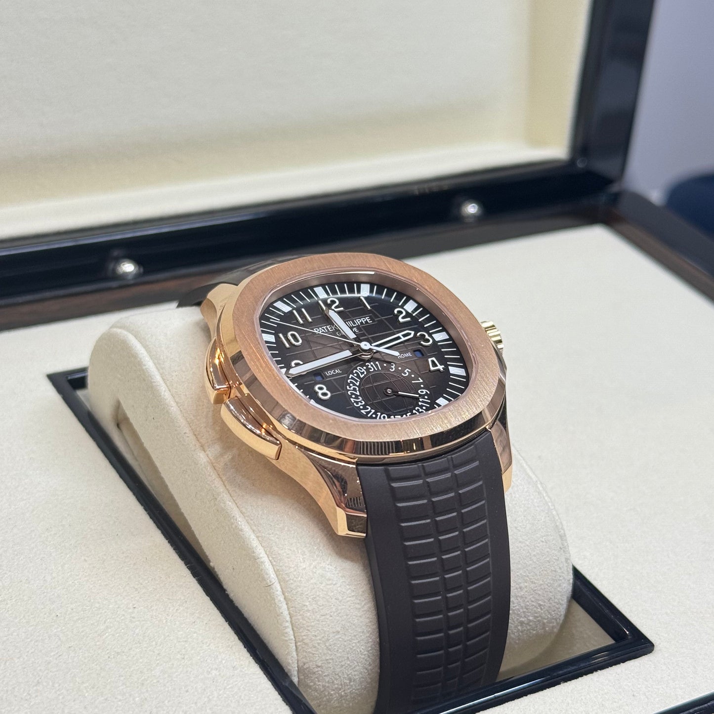 Patek Philippe Aquanaut Travel Time 2026 Ref. 5164/1R-001 Regal - Hatton Garden Jewellers