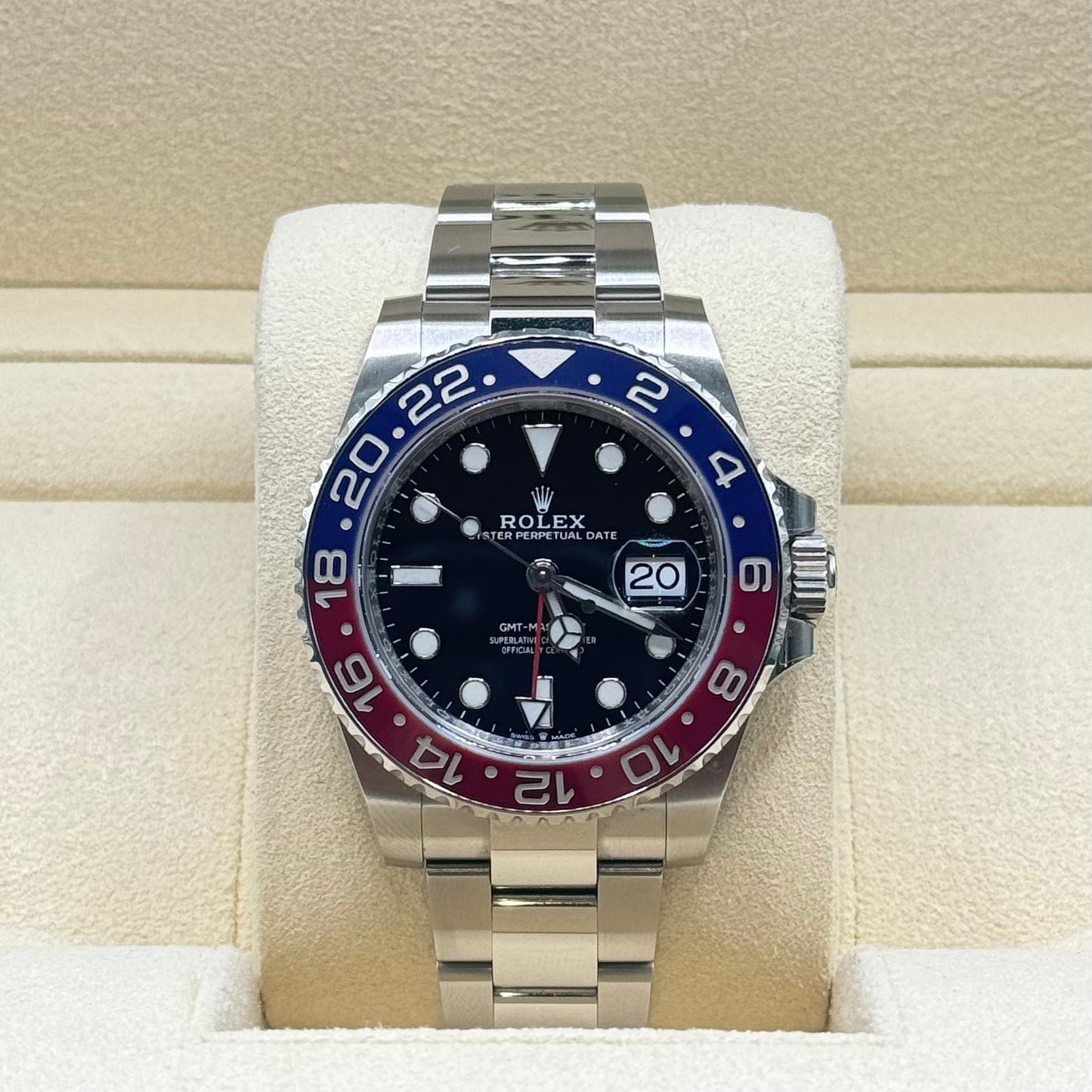 Rolex GMT Master II "Pepsi" 2022 Ref. 126710BLRO Regal - Hatton Garden Jewellers