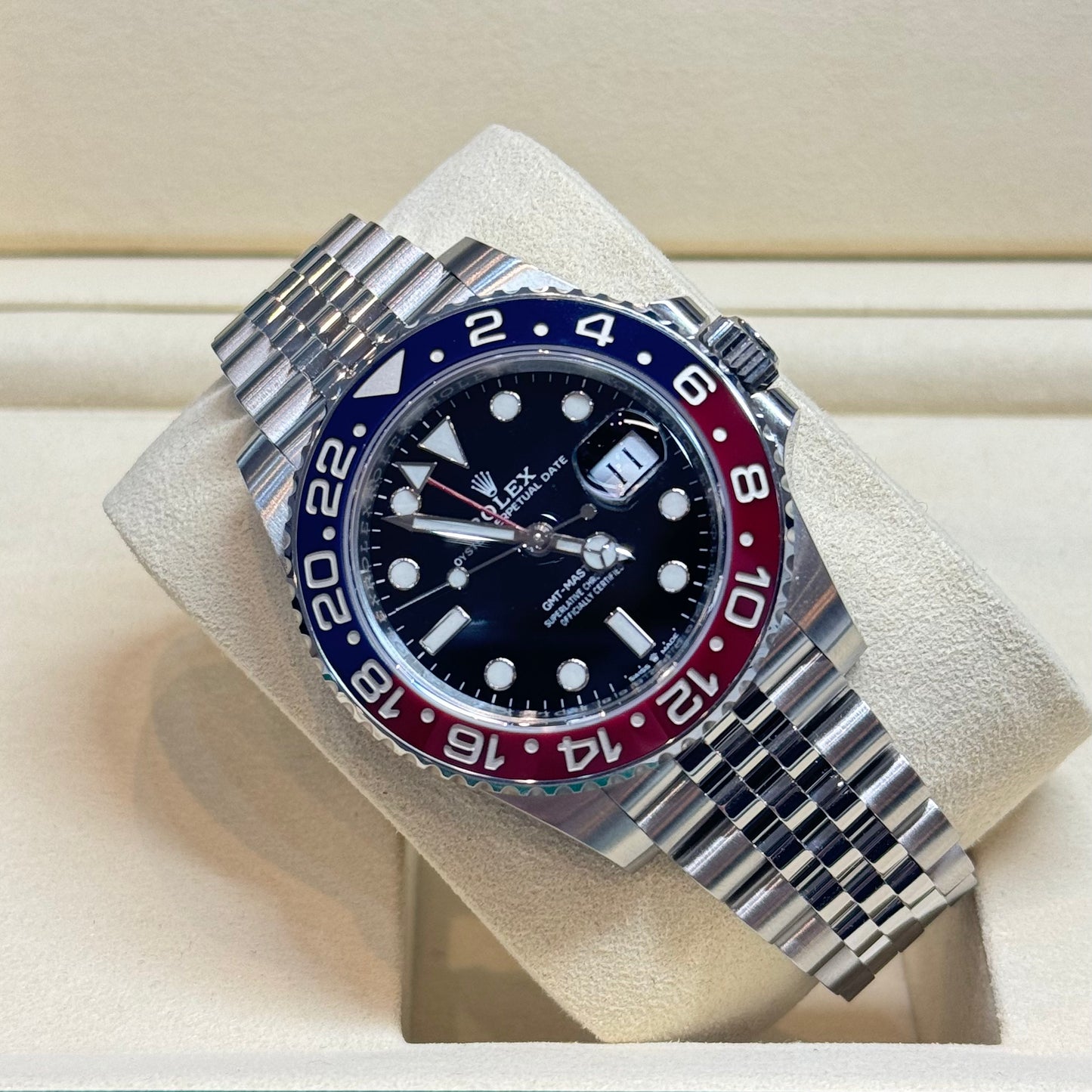 Rolex GMT Master II 'Pepsi' 2025 Ref. 126710BLRO Regal - Hatton Garden Jewellers