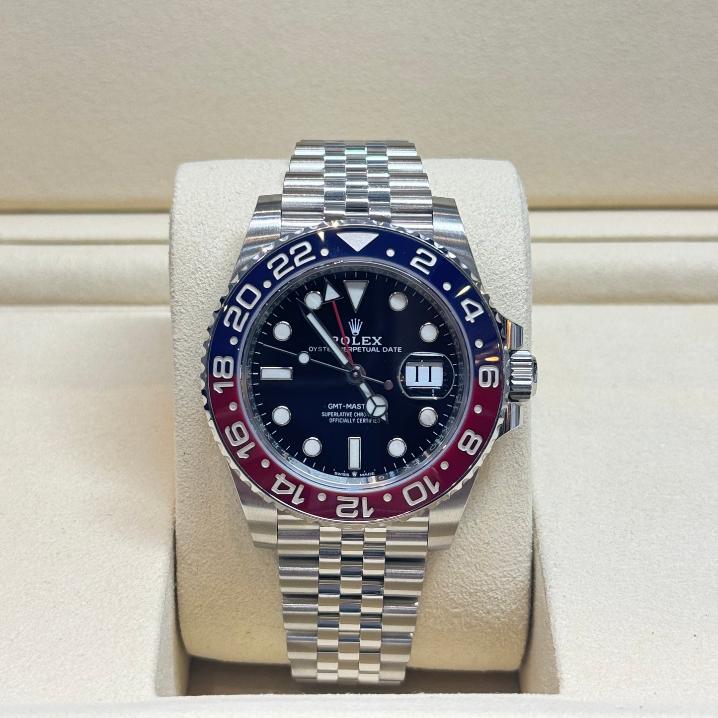 Rolex GMT Master II 'Pepsi' 2025 Ref. 126710BLRO Regal - Hatton Garden Jewellers