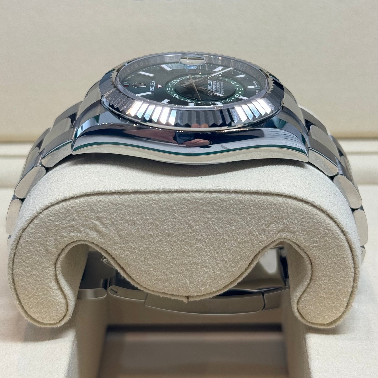 Rolex Sky-Dweller Green Dial 2025 Ref. 336934 Regal - Hatton Garden Jewellers