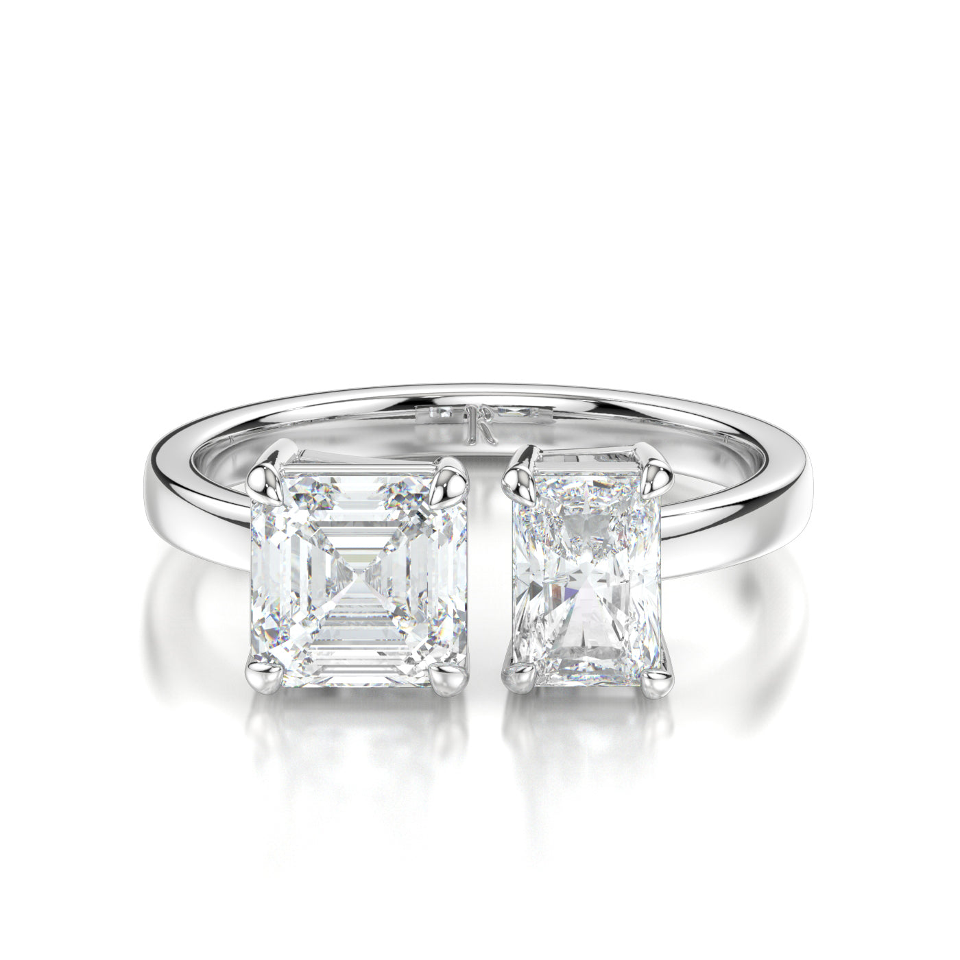 Kelly Platinum Asscher Front