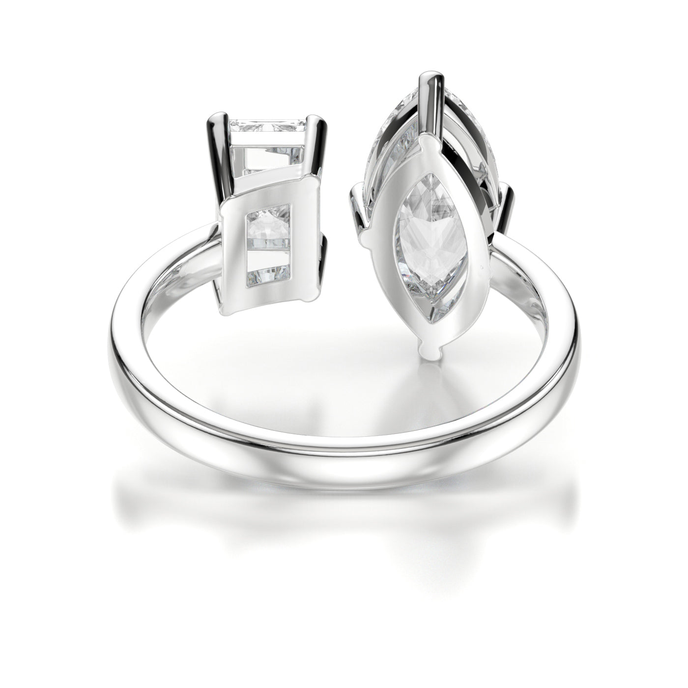 Kelly Platinum Marquise Back