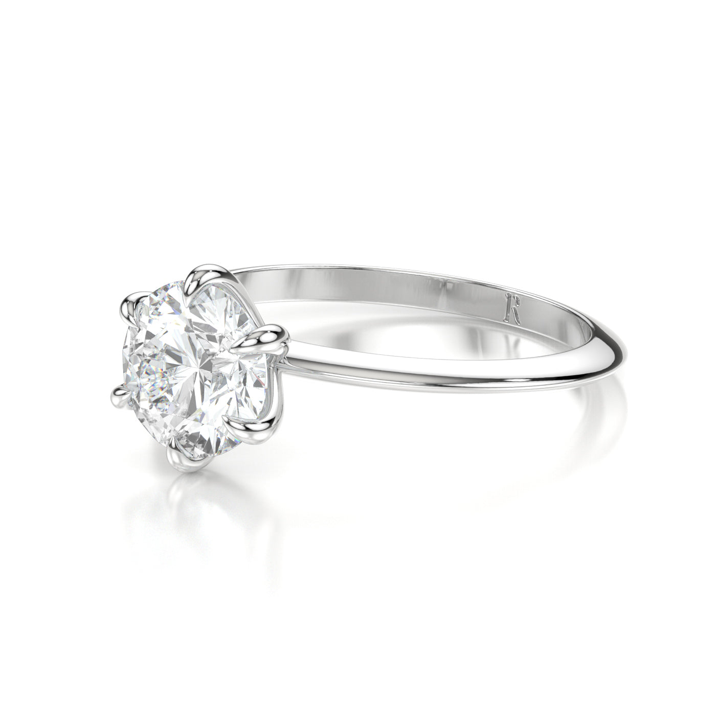 Louise Platinum Round Side