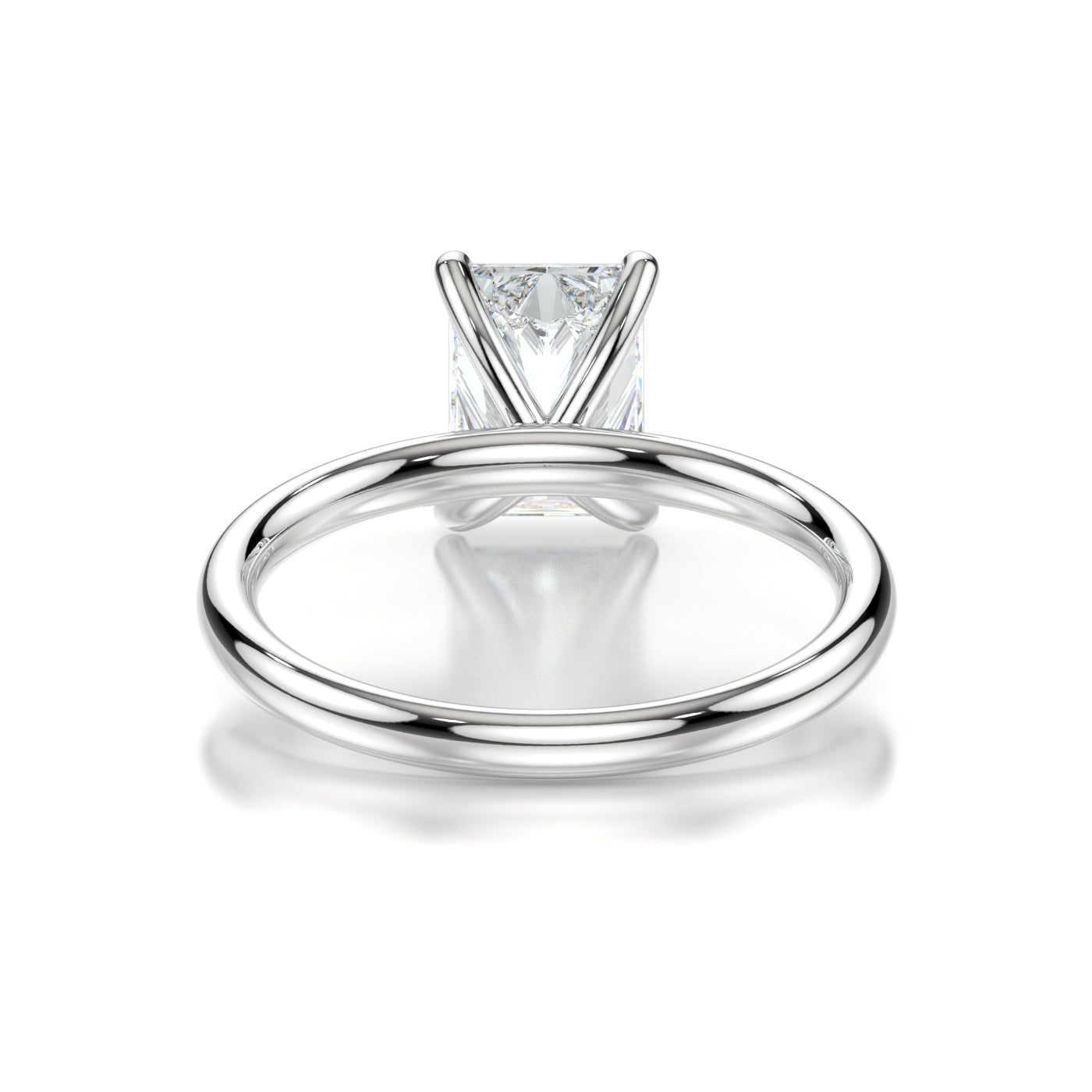 Louvre White Gold Radiant Back