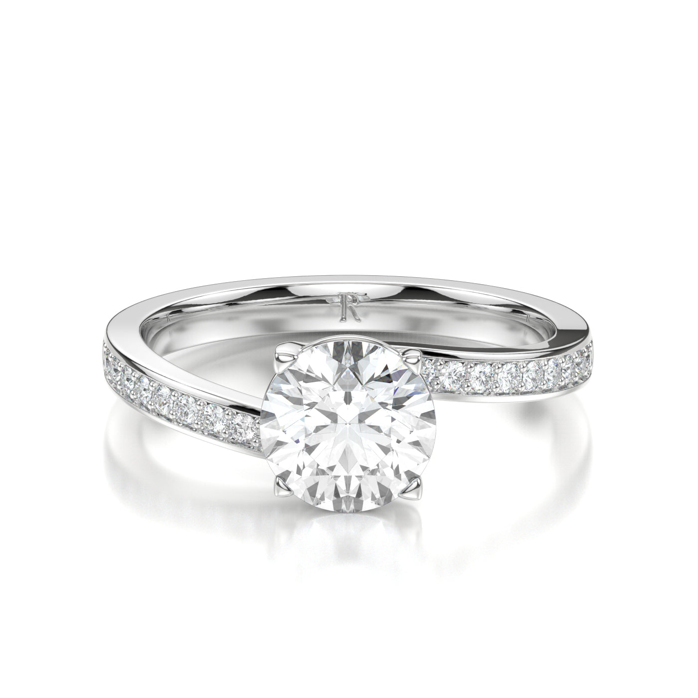Michelle Platinum Round Front